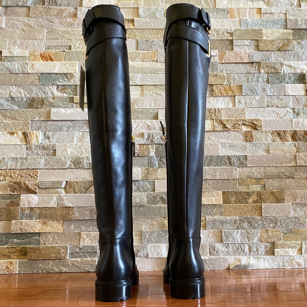 VALENTINO GARAVANI Over The Knee Black Boots - Picture 4 of 14